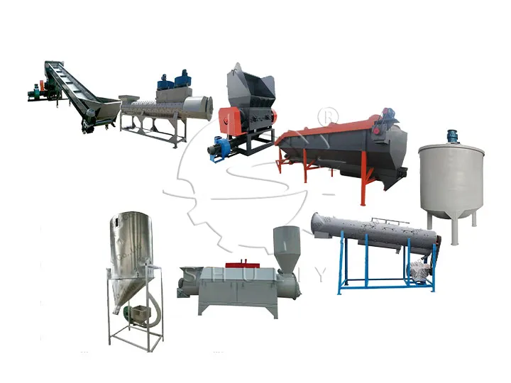 PET bottle crushing plant