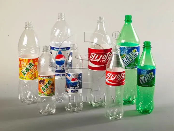 Matières premières de la machine de recyclage de bouteilles PET