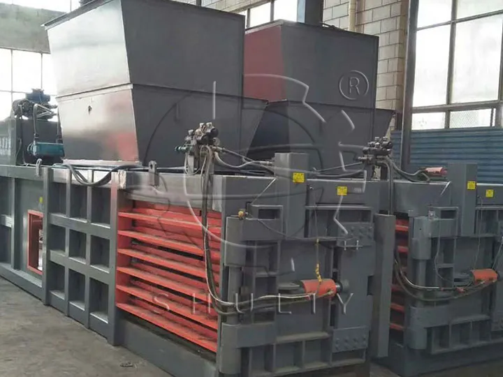 baler machine for plastic