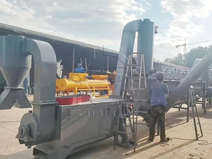 drying machine in plant