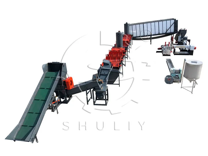 plastic pelletizing line