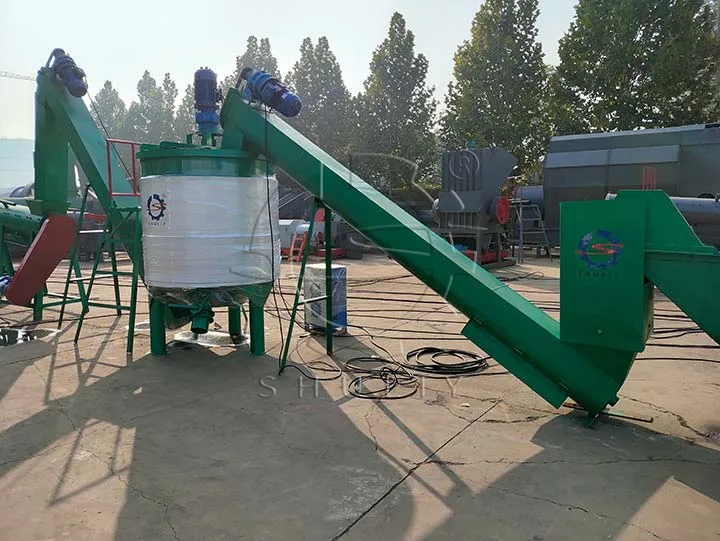 plastic scrap washing machine