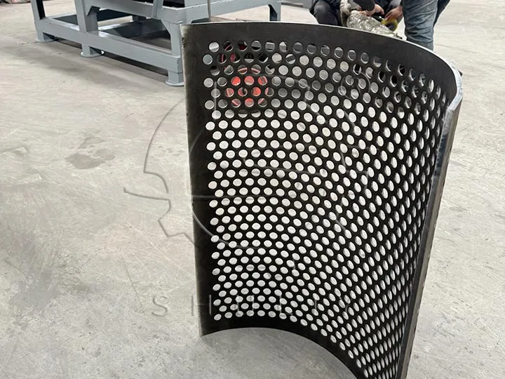 plastic shredder screen