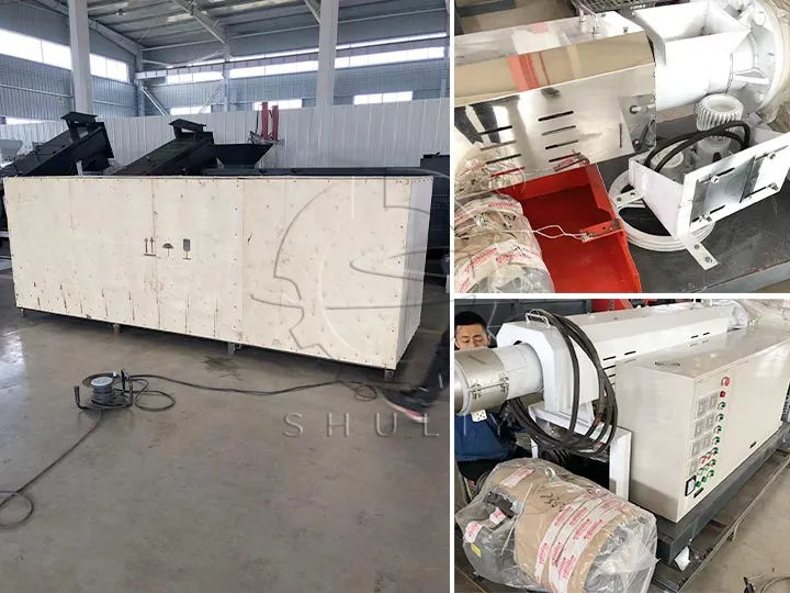 plastic pelletizer machine delivery