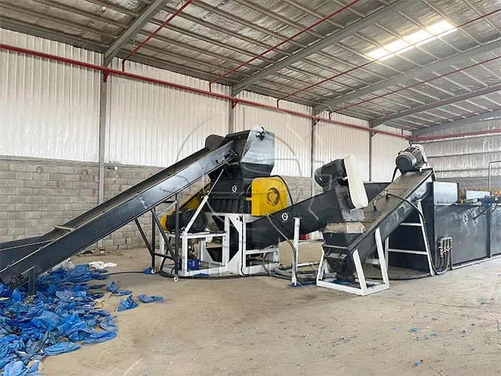 plastic recycling extruder machine