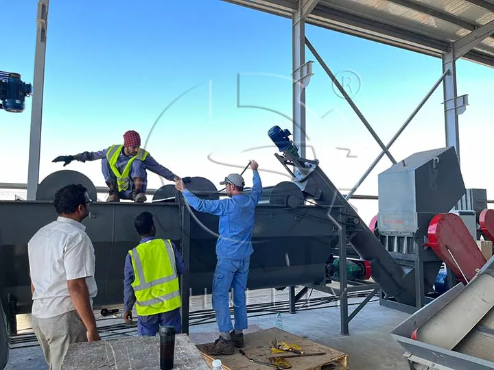 machine de granulation de recyclage de plastique à Oman