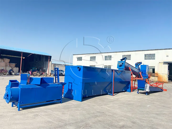 plastic recycling process equipment