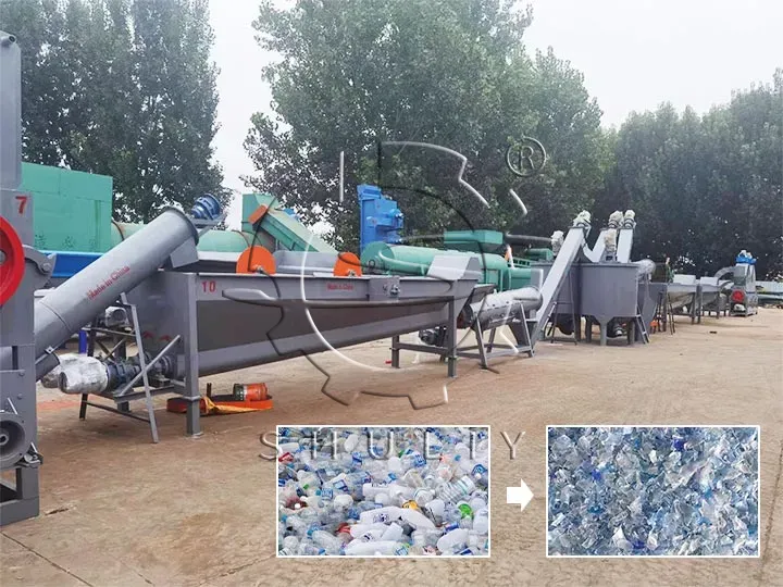 clean PET bottles for recycling in Ethiopia