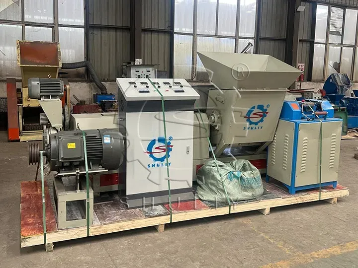 EPS foam granulating line for shipment