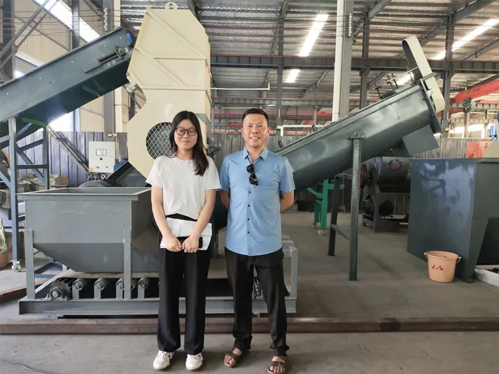 visit Shuliy plastic recycling factory