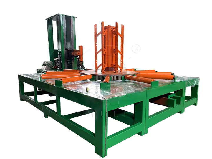 OTR tire dismantler machine