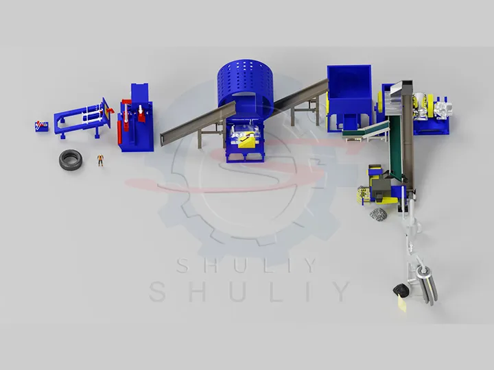 otr tire recycling plant 2