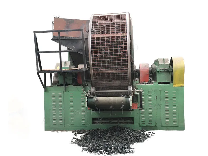 rubber tire shredding machine