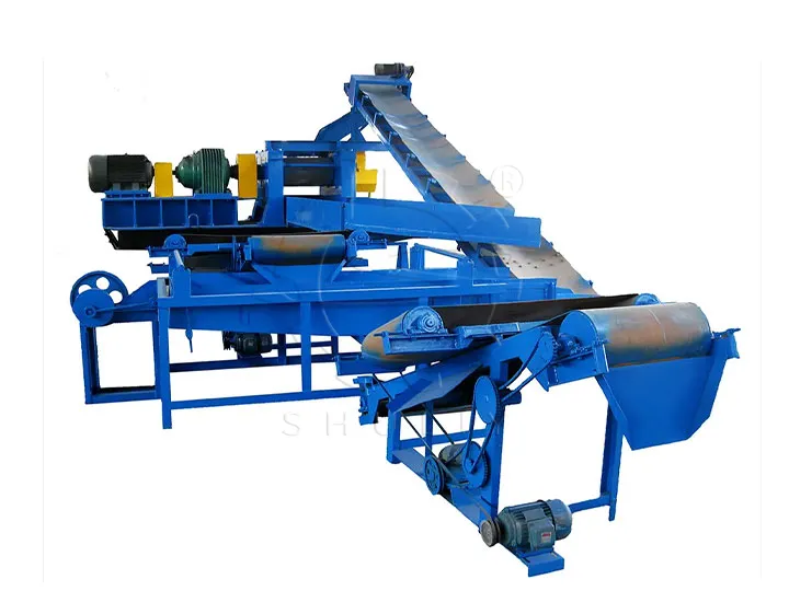 tire grinder and magnetic separators