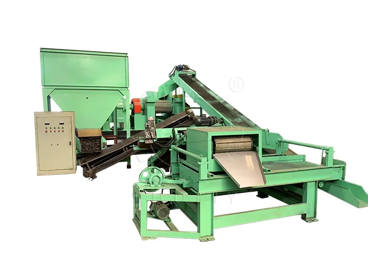 tire grinder and magnetic separators