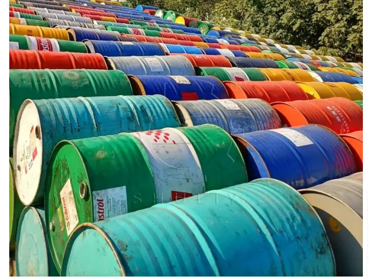 Metal oil drums