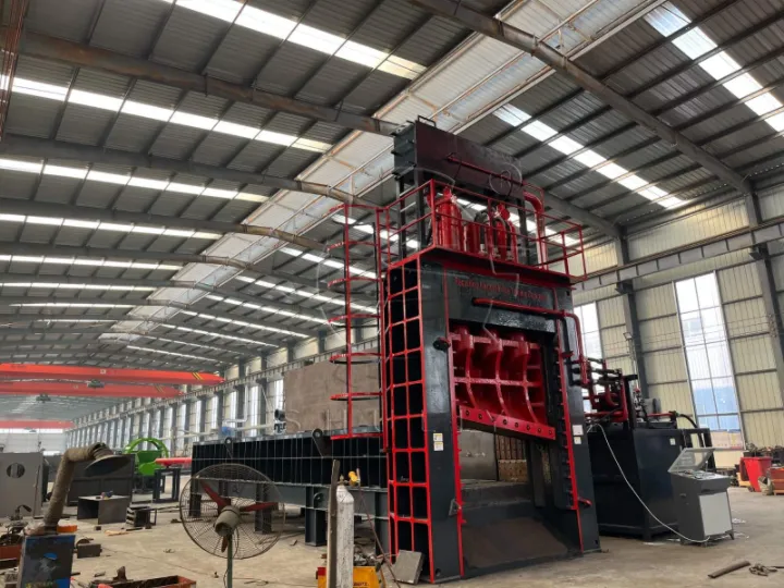 hydraulic gantry shear