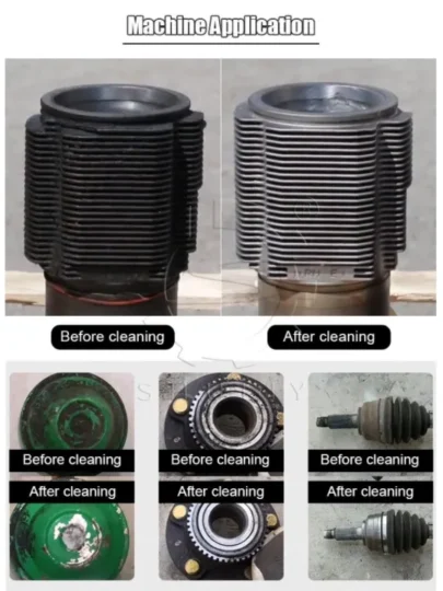 applications of the dry ice blasting machine