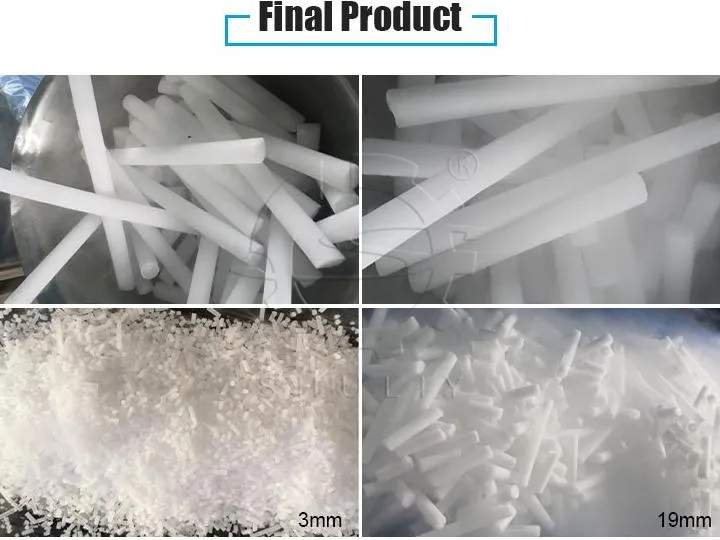 干冰颗粒机的最终产品