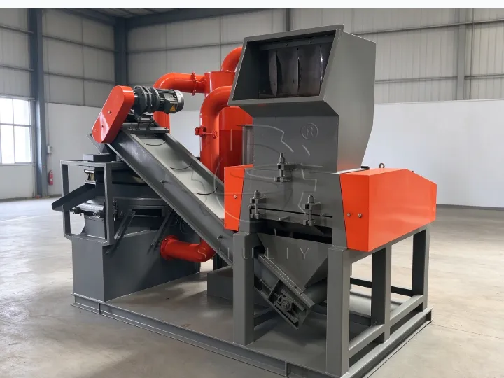 Compact copper granulator machine